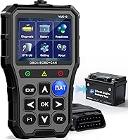 AMTIFO OBD2 Scanner & Battery Tester: Clear Check Engine Codes, Real-Time Data, Emissions Ready, All OBDII Vehicles Plug & Play