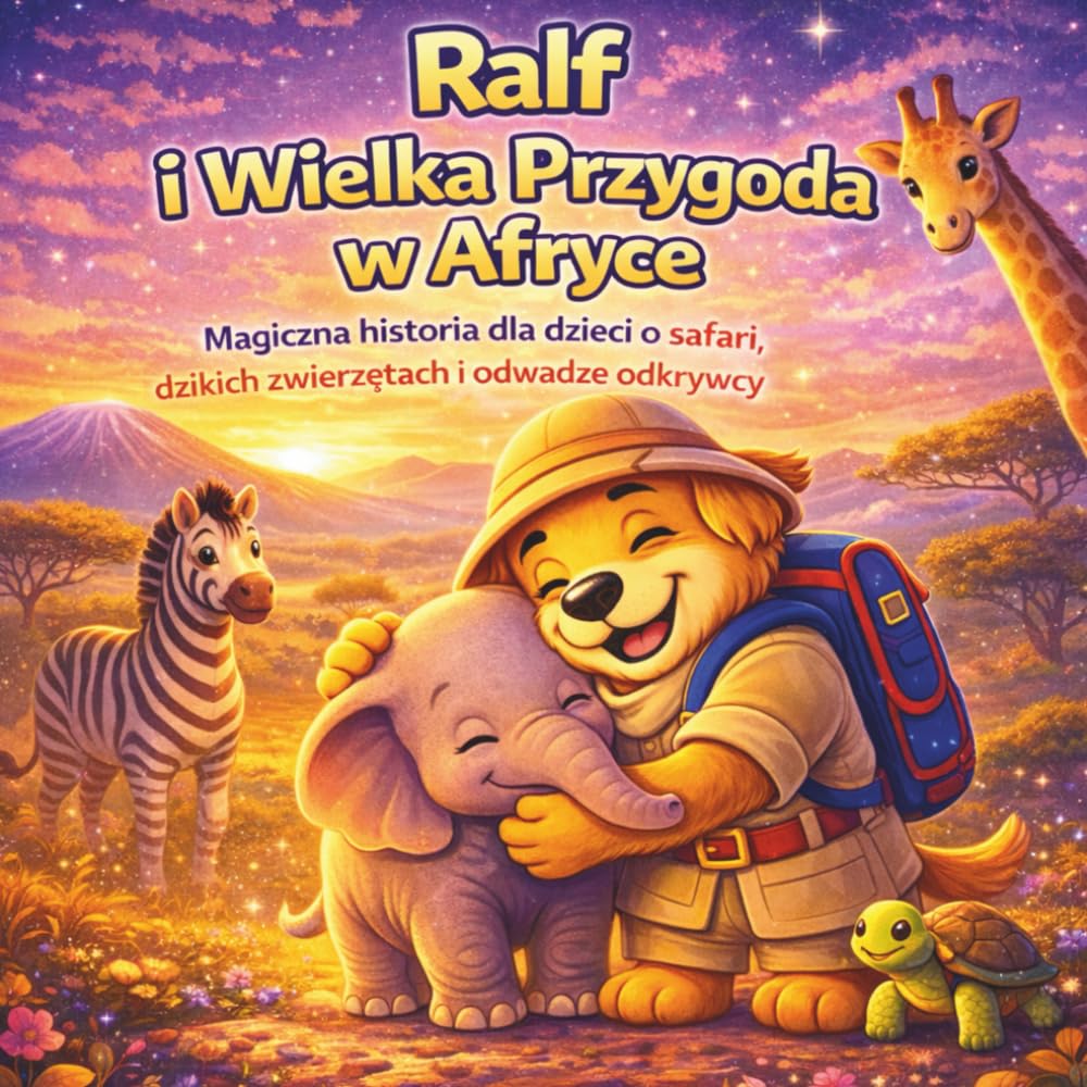Ralf i Wielka Przygoda w Afryce: Magiczna historia dla dzieci o safari, dzikich zwierzętach i odwadze odkrywcy