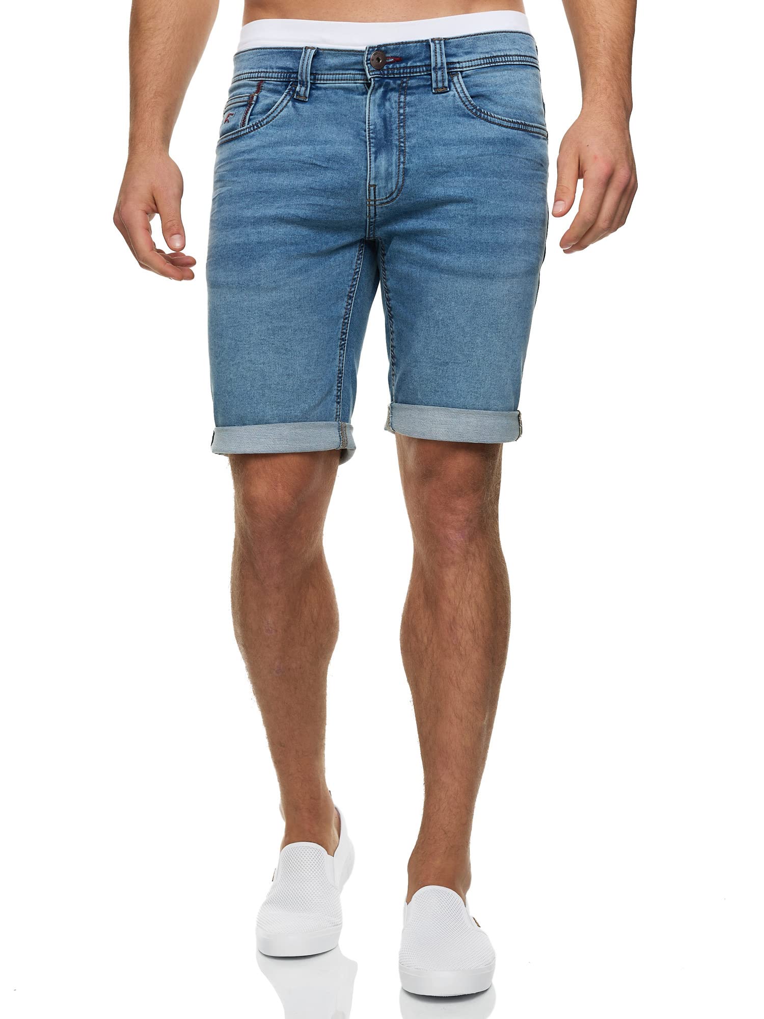 Indicode Hombres INDelmare Shorts Vaqueros con 4 Bolsillos