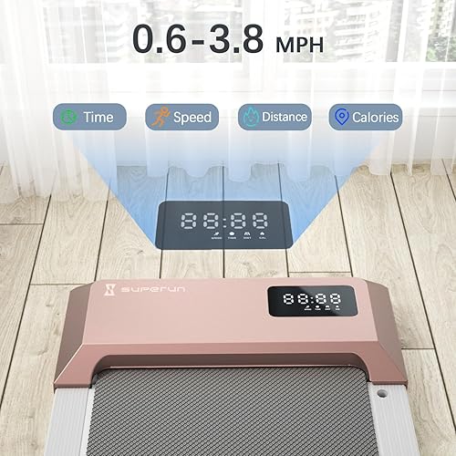 Miniatura 5 de Caminadora debajo del escritorio, caminadora de escritorio para oficina debajo del escritorio, caminadora para el hogar con control remoto o