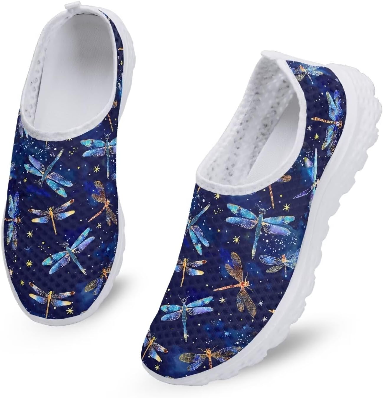 Biyejit Breathable Women Water Shoes Lightweight Outdoor Sport Slip On Sneakers