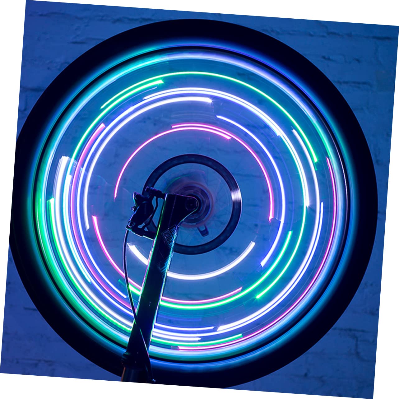 Sosoport Luci dei Raggi della Ruota della Bicicletta Carica USB Bike Light Impermeabili Leggero Freno Auto fanalino Posteriore Bici LED Luce della Ruota Lampada a Ruota plastica Black