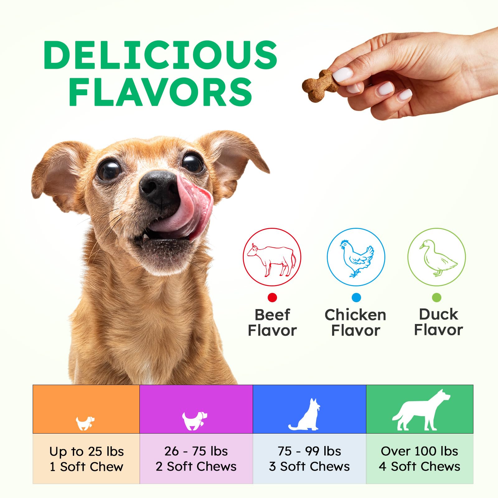 Dog Vitamins and Supplements - 150 Dog Multivitamin Chewable - Immune, Joint Support, Skin, Gut Health + Packed with Omega 3s, Glucosamine & Probiotics - Safe for Puppy - Chicken - image 5