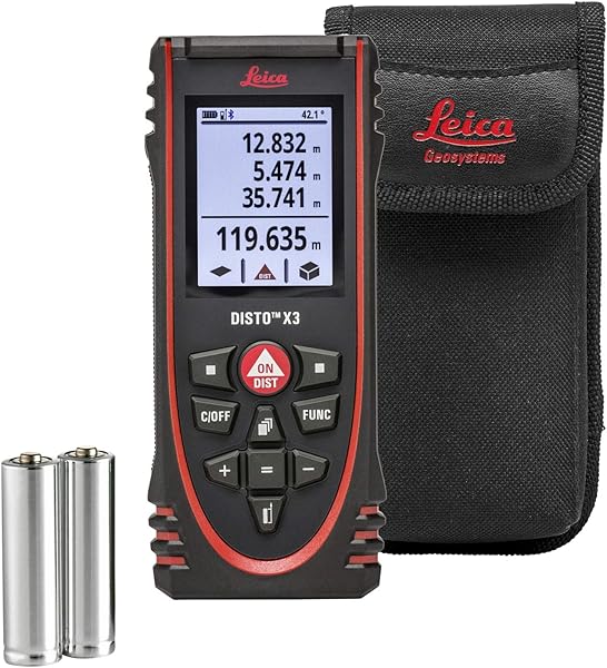 Leica DISTO X3 Télémètre Laser Robuste avec Bluetooth