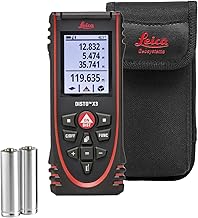 Leica DISTO X3 – robuster Laser Entfernungsmesser (Schutzklasse IP65) mit Bluetooth (App-Nutzung) für Distanzmessungen unter härtesten Bedingungen (Innenbereich mit 150 m Reichweite)
