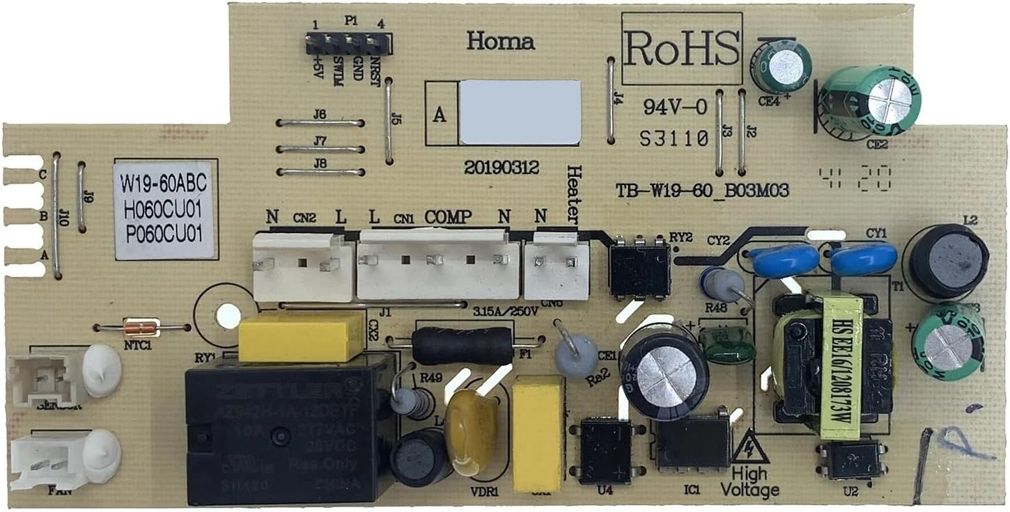 W19-60ABC Electronic Control Chest Freezer Circuit Board
