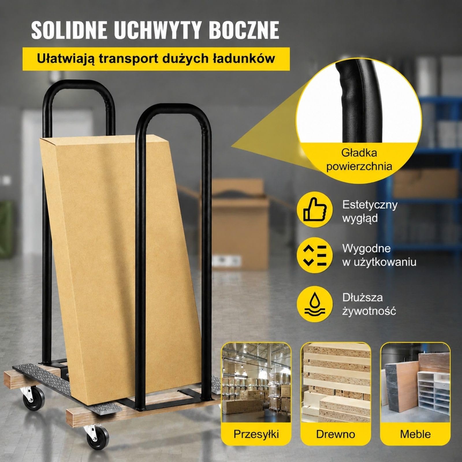 Pręt konwertera do wózka, adapter holowniczy do transportu materaca i przeprowadzek