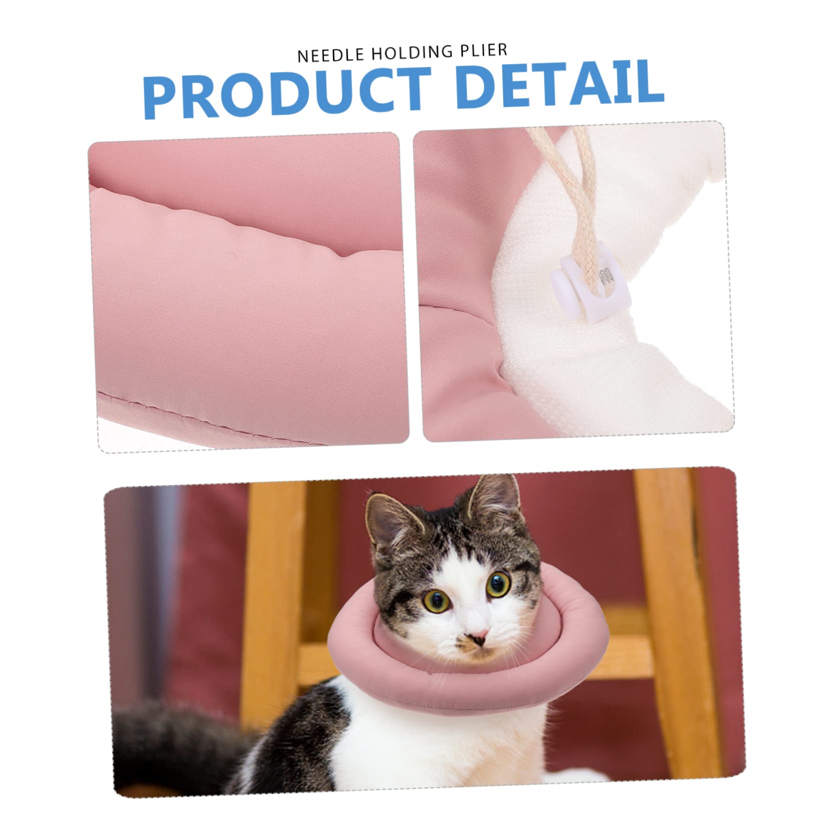 BESPORTBLE 3pezzi Collare Di Per Gatti Collare Protettivo Per Post-operazione Comfort e Supporto Per Ferite e Interventi Chirurgici Adatto Per Gattini e Gatti Adulti