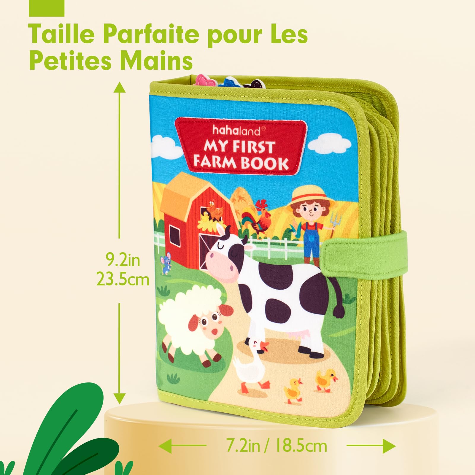 hahaland Jouet Bebe 1 an Busy Board Montessori âge 1 an avec 6 Couches Planche, Jouet Enfant 1 2 3 4 Ans Jeux Montessori Jouets d'activité et de Développement, Cadeau Enfant 1 2 3 Ans