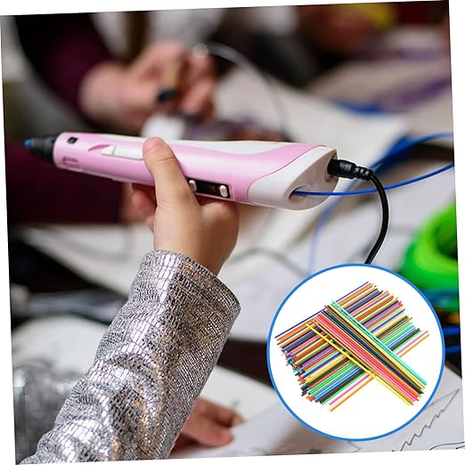 Alipis 160 piezas Recambios para Lápiz 3D Coloridos Baja Temperatura PCL miniatura 9