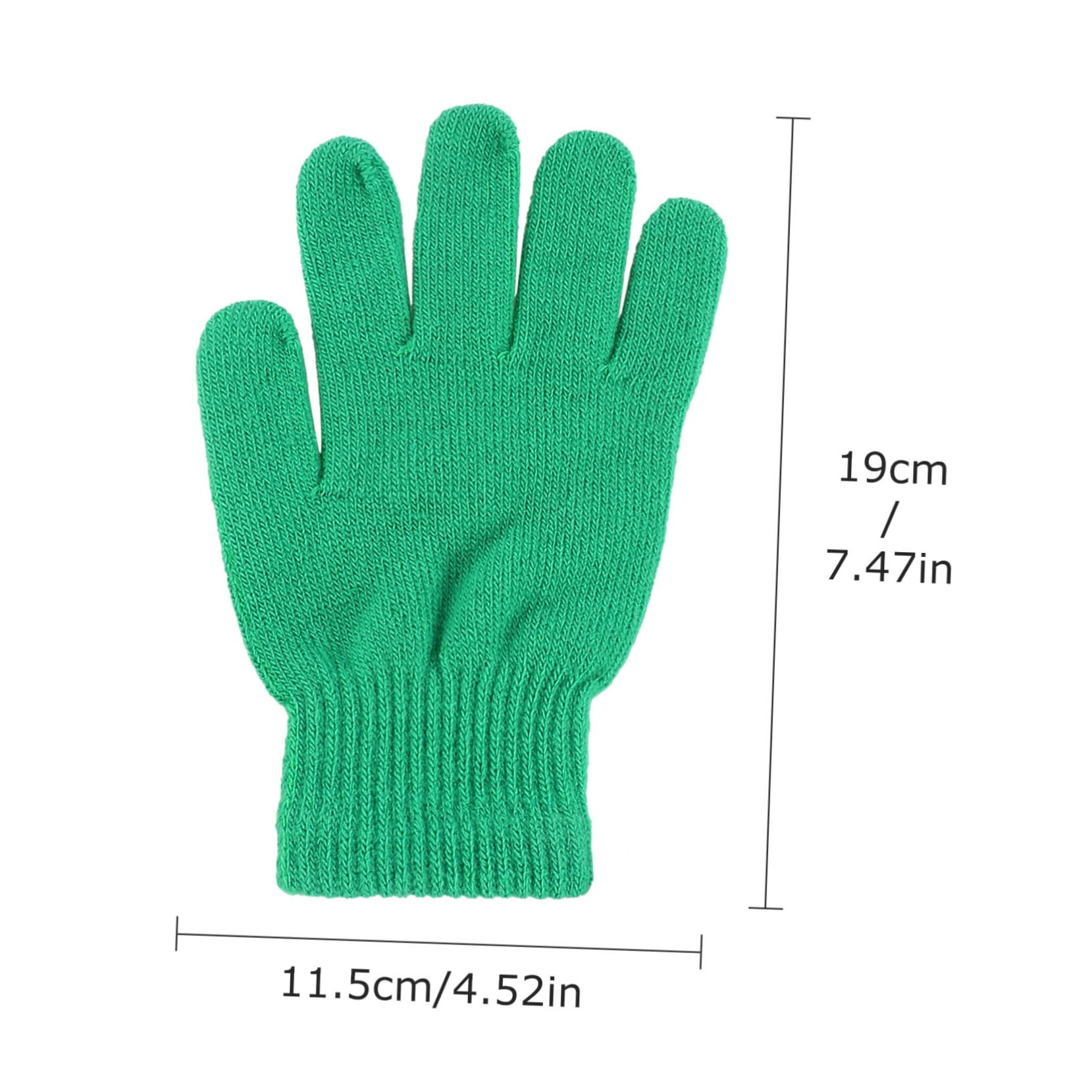 Beavorty Winter Knit Gloves for Men Women Soft Warm Full Finger Gloves Comfortable Solid Color Design for Outdoor Activities and Cycling