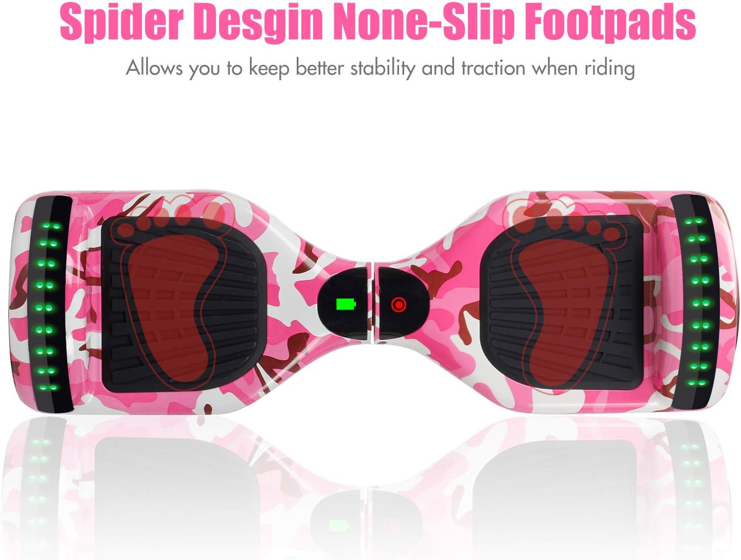 Promo Discount Up To 70% Off jolege Hoverboard, 6.5 Self Balancing Hoverboard Electric Scooter Hoverboard for Kids