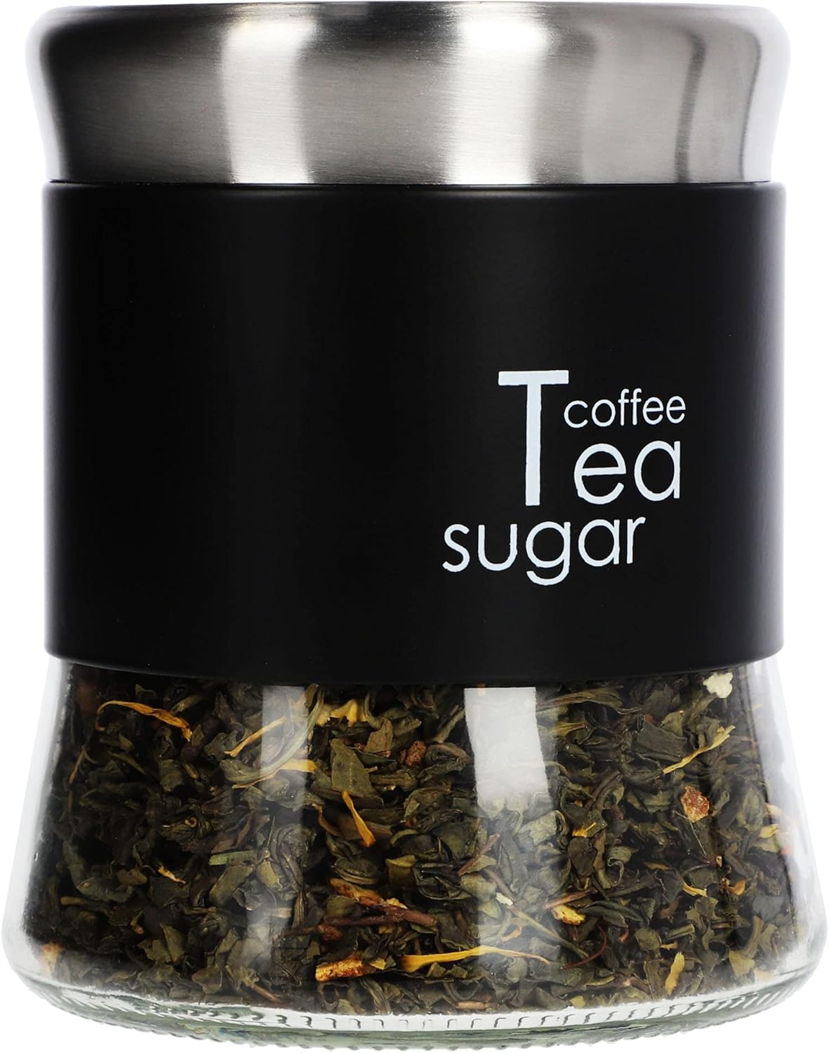 KADAX Storage Jar 750 ml, Large Glass Container with Metal Lid