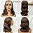 Douyin Light Brown Bob Wig Human Hair 13x4 Frontal Lace Wig 12 Inch Body Wave HD Lace Front Wigs Human Hair Pre Plucked Glueless Bob Wigs for Women (4 Brown, 12 Inch)