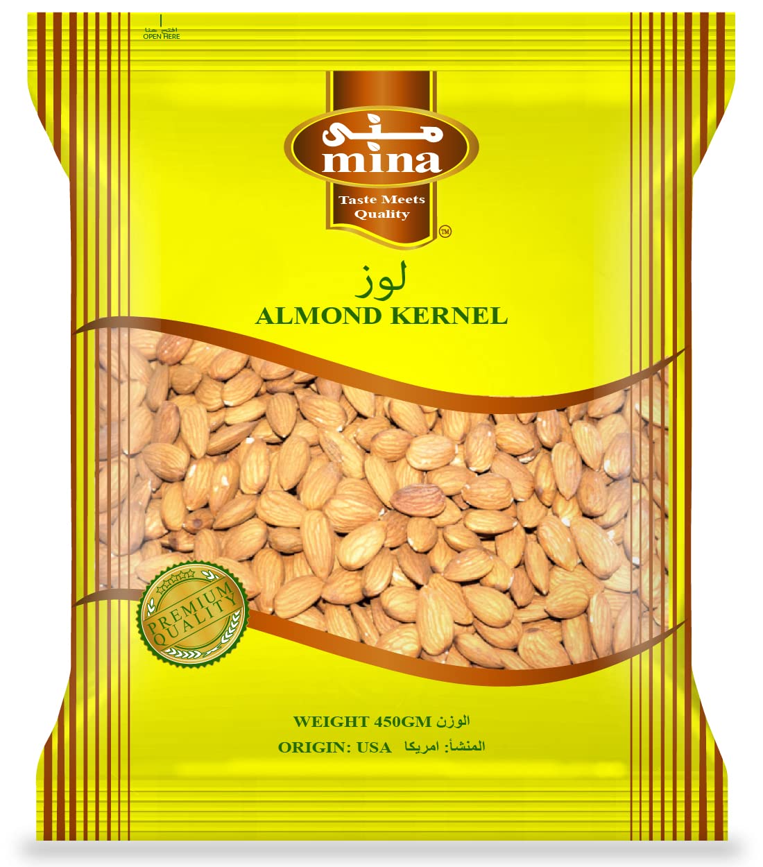 MinaAlmond Kernels - 450 Gm