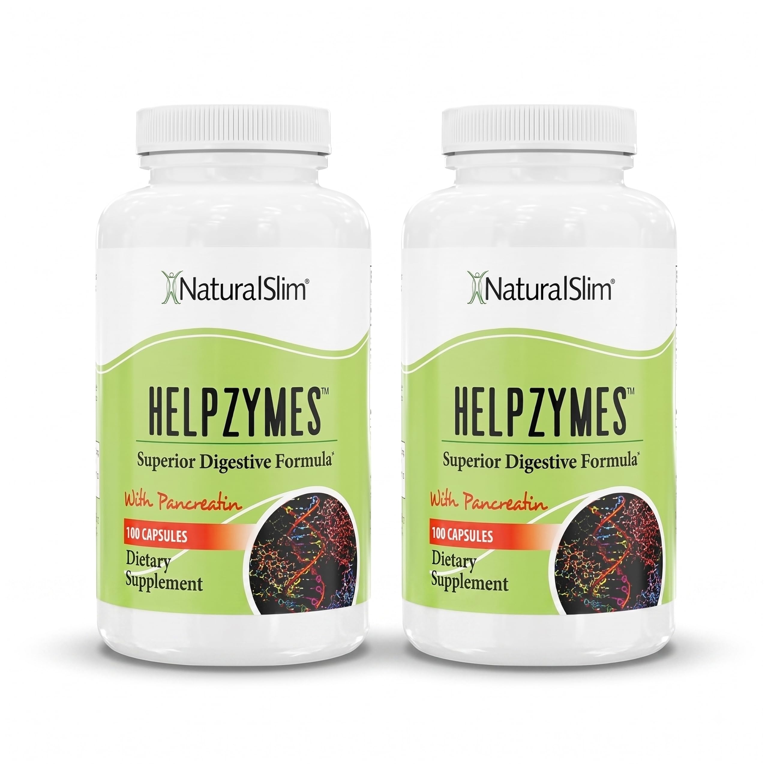 Amazon.com: NaturalSlim Helpzymes Digestive Enzymes, 100 Capsules