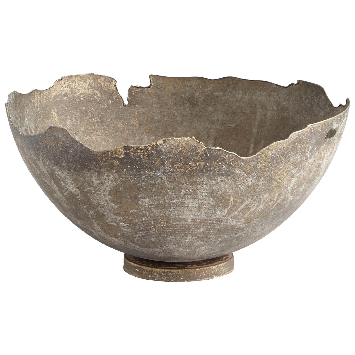 Cyan Design 07958 Pompeii Bowl, Small, Gray