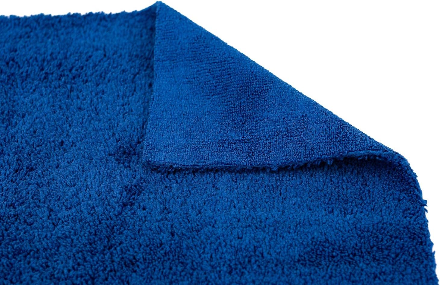 The Rag Company - Creature Edgeless Auto Detailing Towels (10-Pack) Professional 70/30 Blend, Dual-Pile Plush Microfiber, Buffing & Polishing, 420gsm, 16in x 16in, Royal Blue