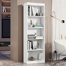 Estante Livreiro com 5 nichos Multiuso Organizador Casa JD (Branco)