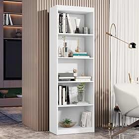 Estante Livreiro com 5 nichos Multiuso Organizador Casa JD (Branco)