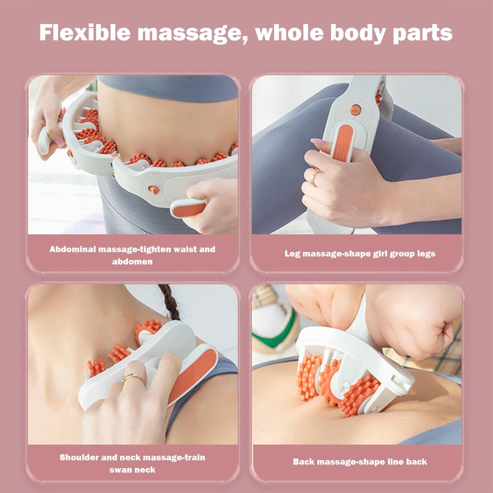 Massagerolle | Faszienrolle | Tiefengewebe-Massagewerkzeug für Oberschenkel Waden Arme, Manuelle Körperrolle, Triggerpunkt-Rollmassage zur Entlastung der Muskeln