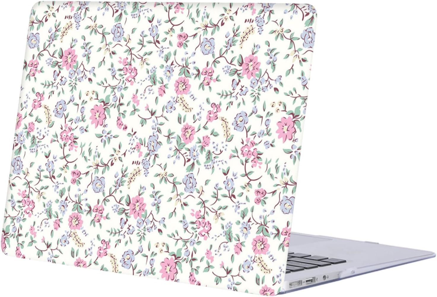 Hard Laptop Case Compatible with MacBook Pro 13 Inch 2020 2019 2018 2017 2016 Release A2338 A2289 A2251 A2159 A1989 A1708 A1706, Plastic Hardshell Cover & Keyboard Skin, Pink Tiny Flowers
