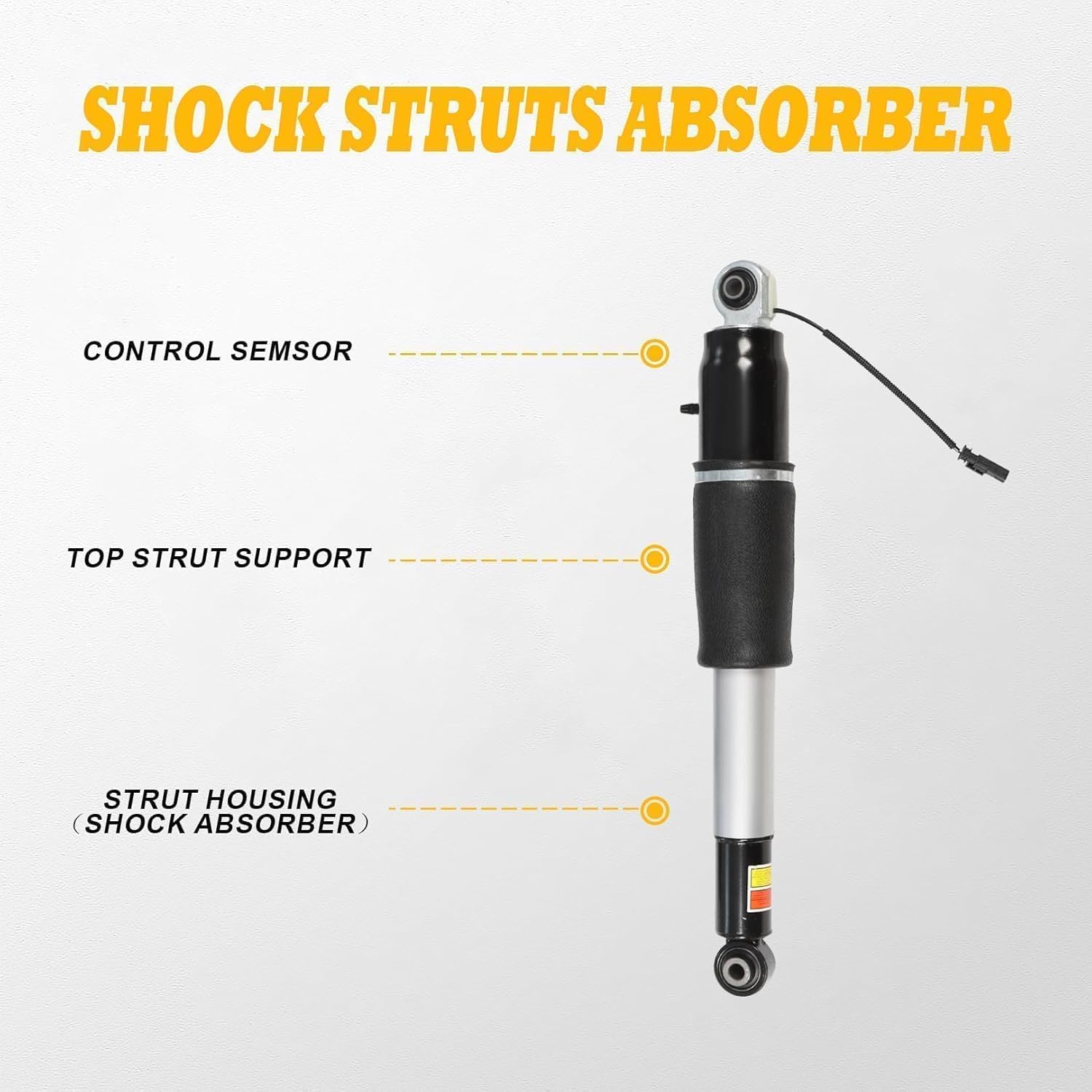 84176675 Pair Rear Airmatic Shock Absorber Struts Compatible with Escalade Suburban Tahoe Yukon 2015-2020 23267007 23290661 23151122 Lift Suspension Kit