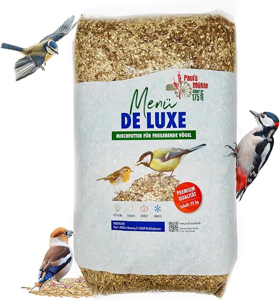 Pauls Mühle Wildvogelfutter Deluxe 25 kg - 4