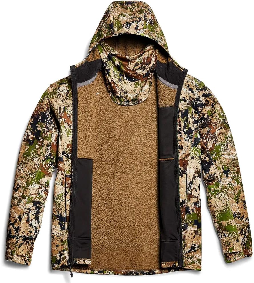 SITKA Traverse Hoodie - Breathable Heavyweight Fleece Mens Camo Sweatshirt, Optifade Subalpine, Extra Large - Image 4