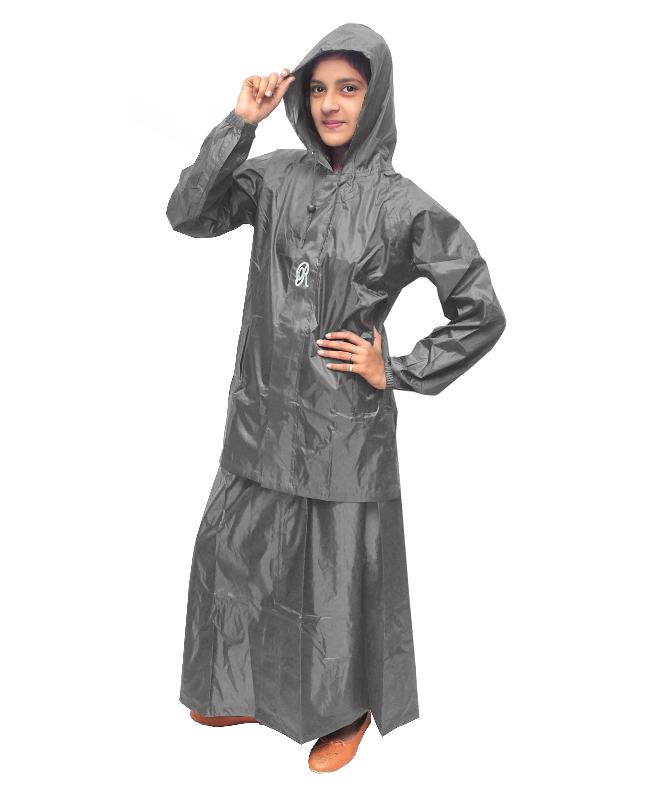 GoodluckWomen's Raincoat & Skirt Suit Set