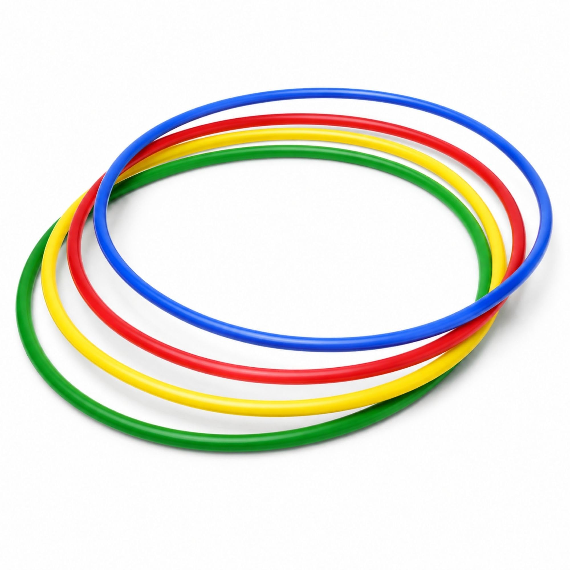 Witzigs Games Standard hula hoops bundle of 4x600mm. dia. 03236