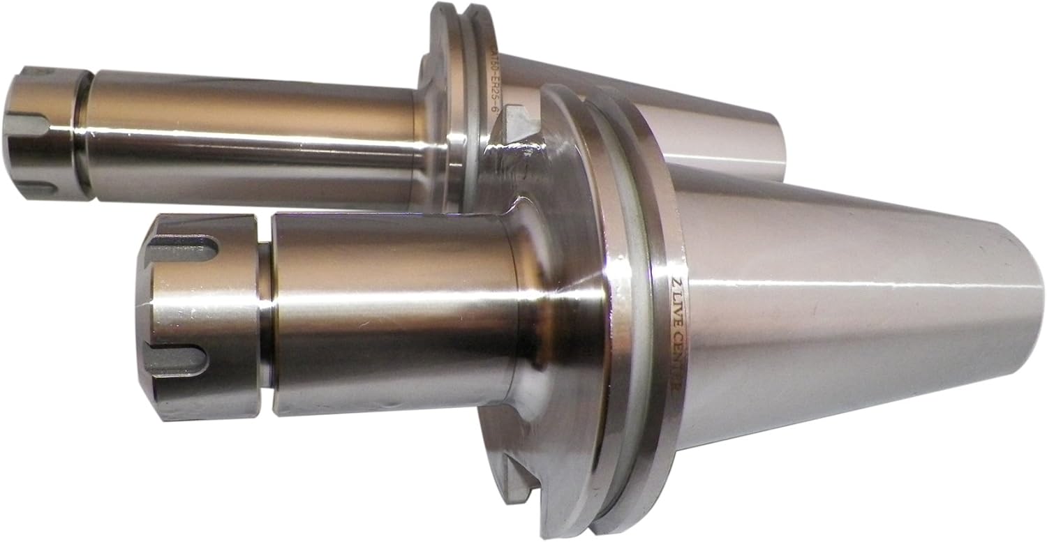 CAT50 ER25 Collet Chucks 2 Pcs w Projection 4"-6" Balanced G2.5 @10,000 RPM