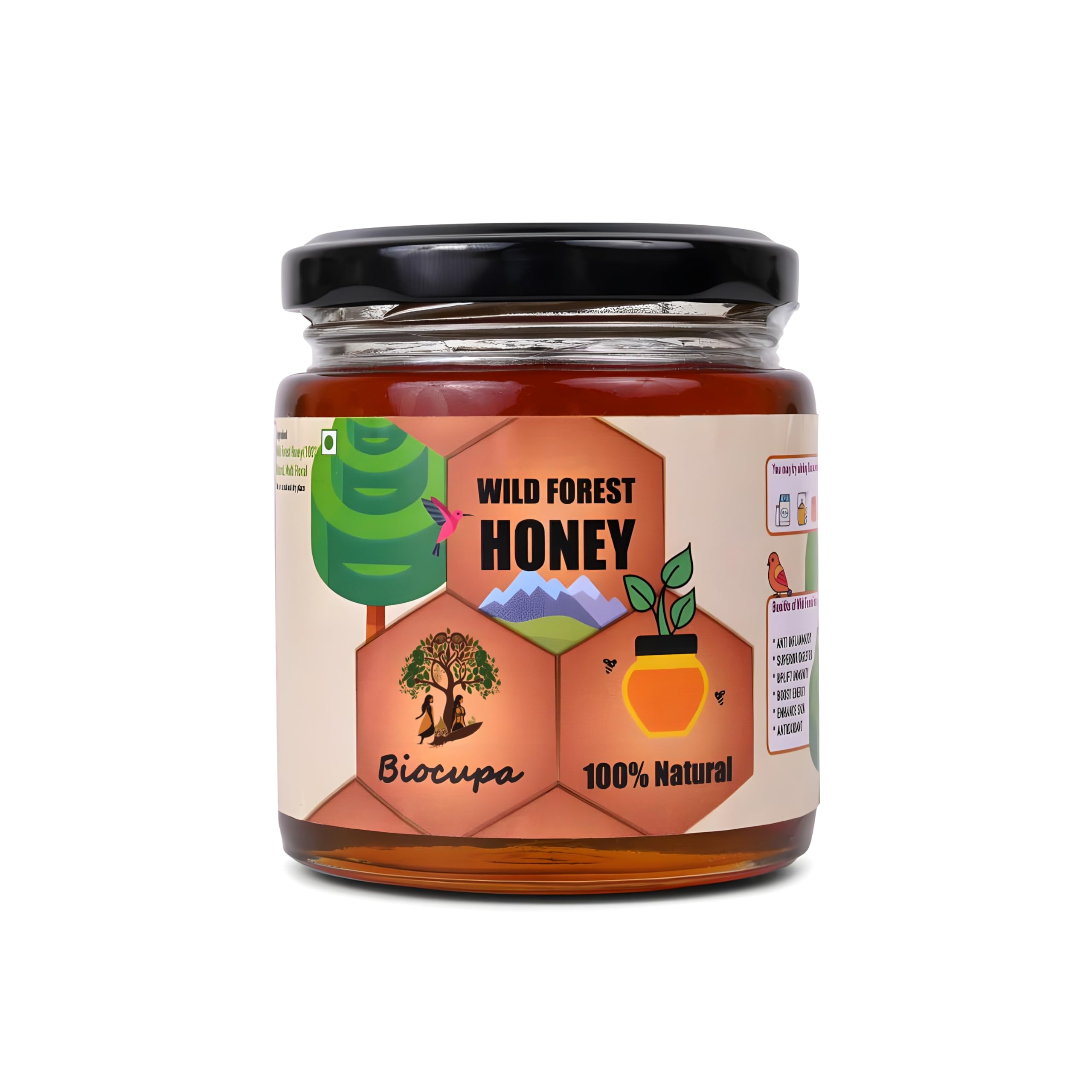BIOCUPA FOREST HONEY | WILD FOREST HONEY | Natural, 100% PURE Original Honey | No Added Sugar | 250 GM (B0D8WTRSF8) Amazon Price History, Amazon Price Tracker