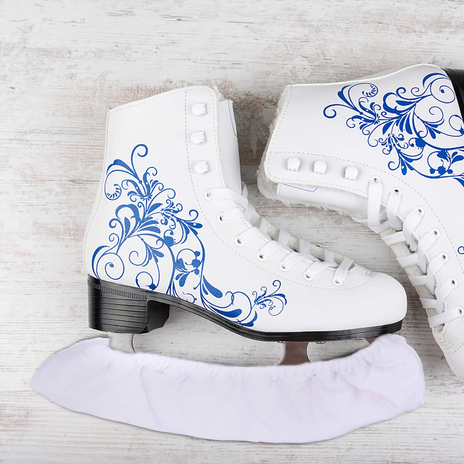 BESPORTBLE 1 Paar Schlittschuh-Schutz Plüsch-Schlittschuhkufen-Abdeckungen Schlittschuh-Kufenschutz Weiche Schlittschuh-Schutz Hockey-Abdeckung Kinder-Skateboard-Schuh-Abdeckung