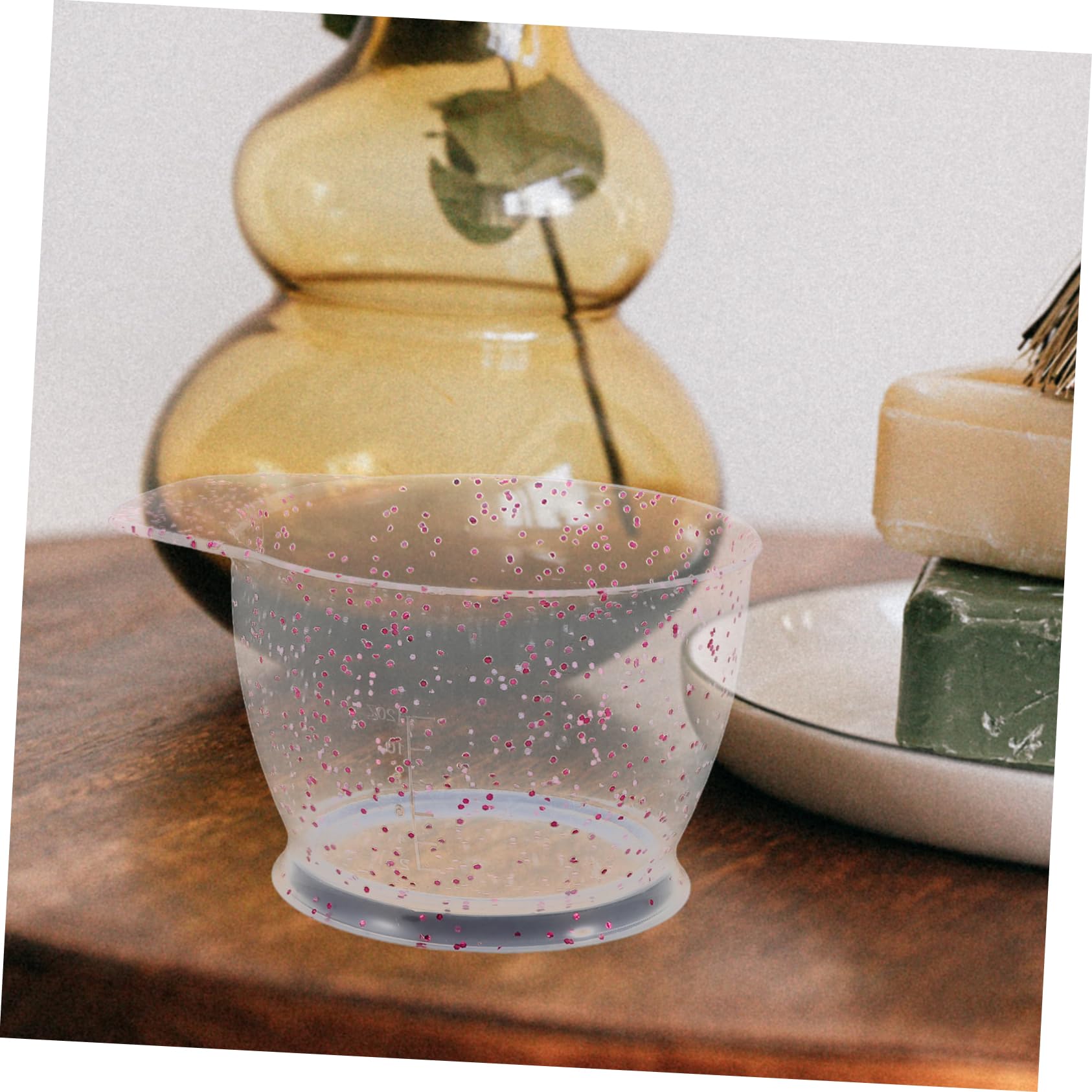 SOESFOUFU Hair Dyeing Bowl Stylist Mixing Bowl Plastic Easy to Clean Ergonomic Shape