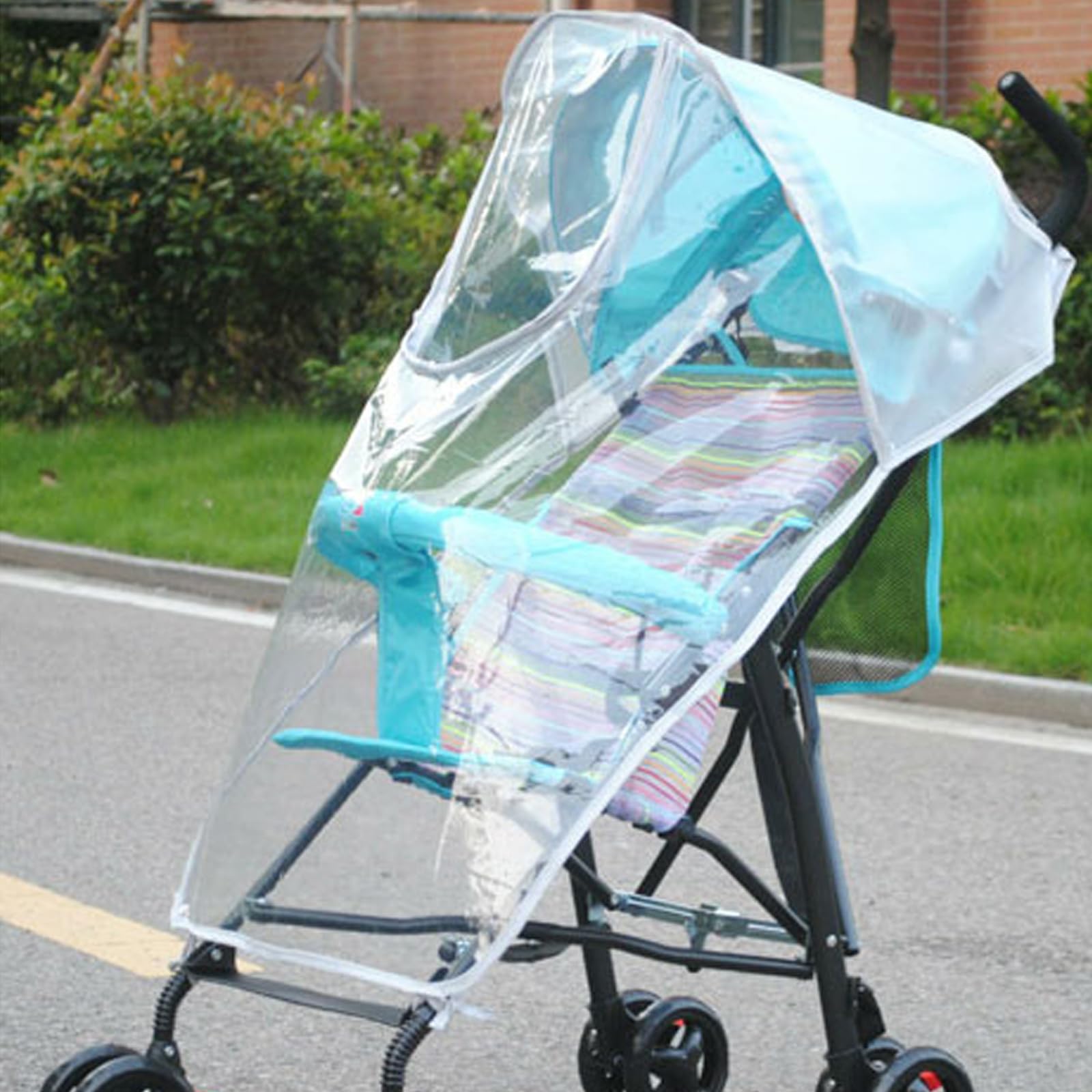 Cubierta de Lluvia para Cochecito,Protector Lluvia Universal Silla De Paseo,Cubierta Lluvia Cochecito Bebé Carrito,Cubierta Lluvia Cochecito Bebé Plástico,Universal Contra Lluvia Cochecitos