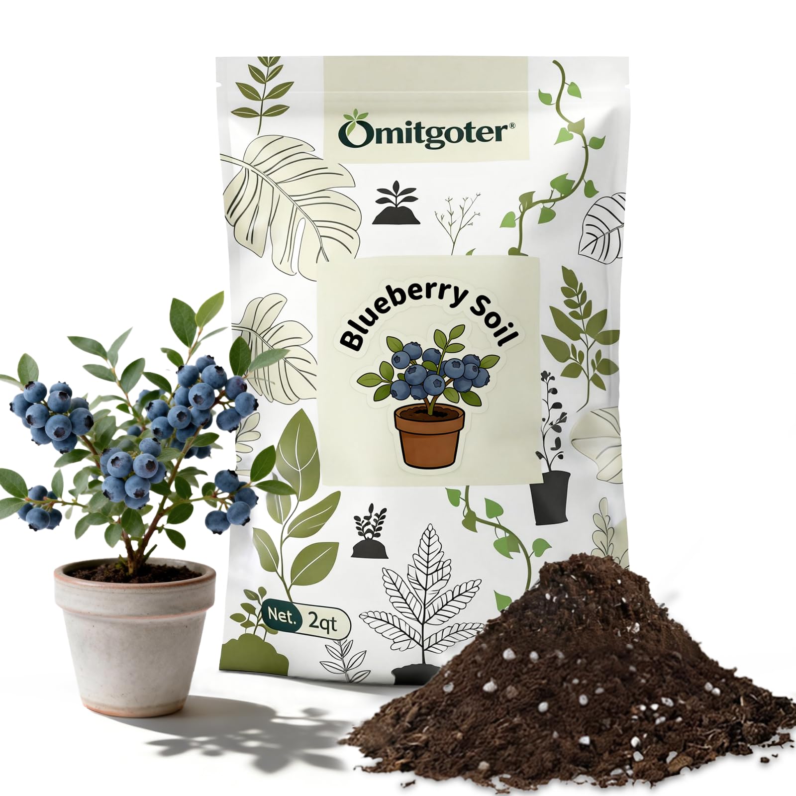 Omitgoter Blueberry Soil Mix 10qt