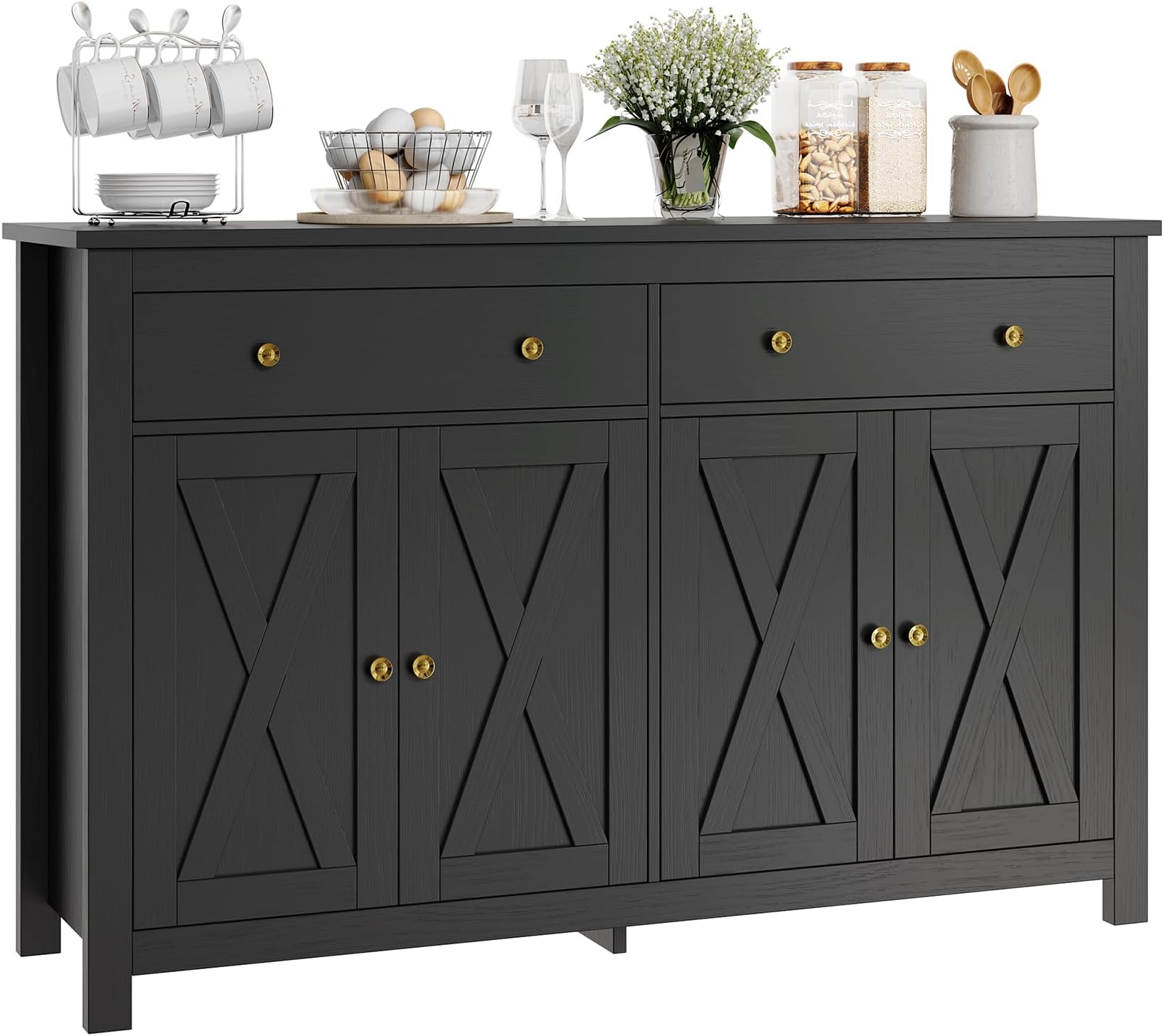 Kings Brand Furniture Buffet Server Sideboard with