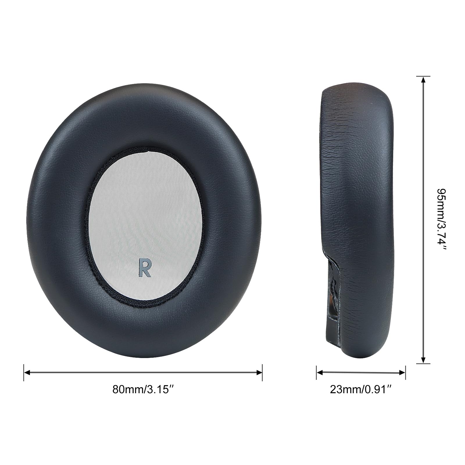 Coussinets de rechange pour casque JBL Club 950NC/CLUB ONE avec réduction du bruit, mousse à mémoire de forme, cuir protéiné souple