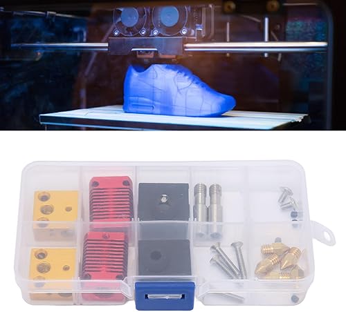 Miniatura 2 de Diyeeni Para Ender 3 para Ender 3 V2 para Ender 3 Pro 3D Impresora Montada Extrusora MK8 Kit de boquillas Extrusora Kit de Extrusora con 12