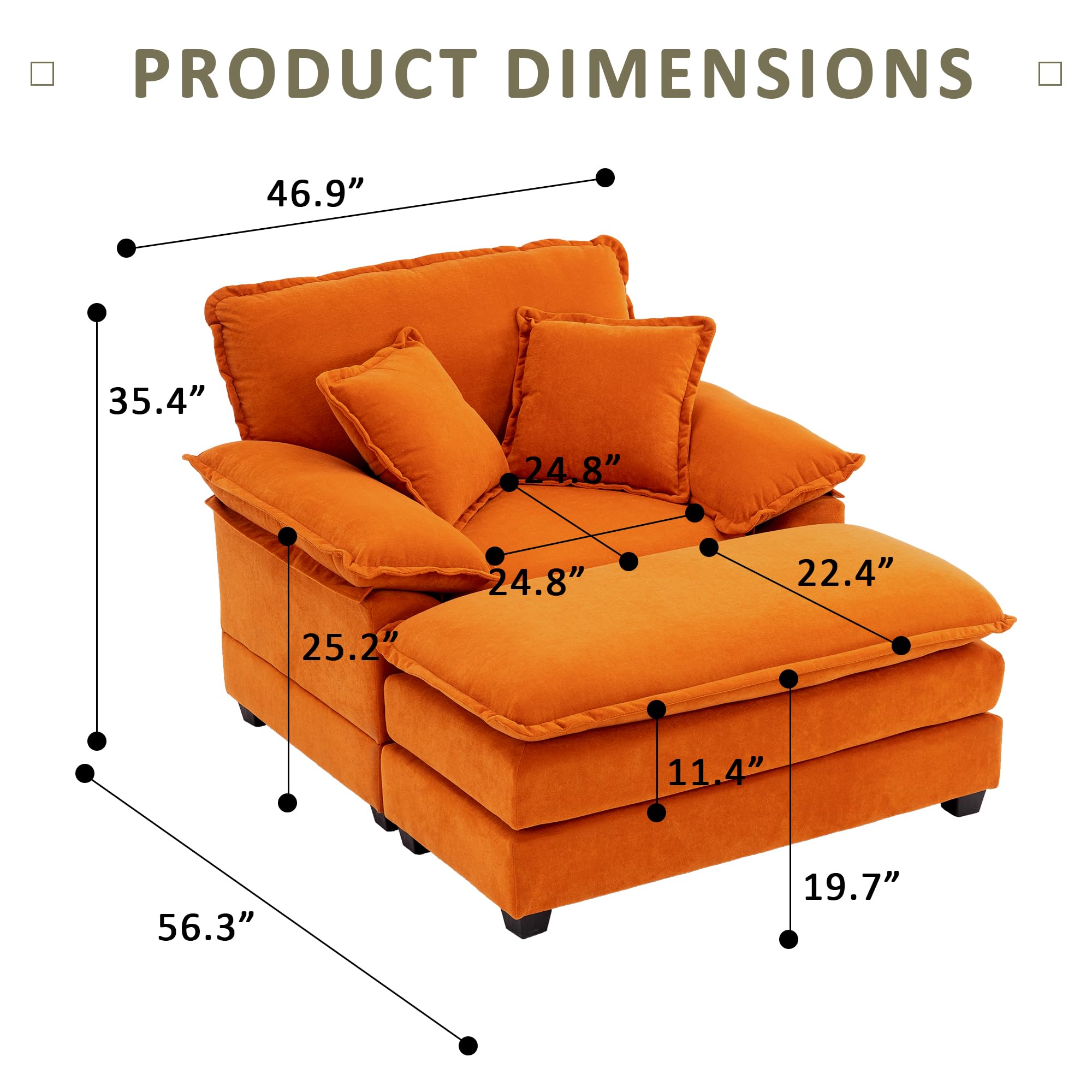 bigskygo76　1207 Amazon.com: Nestglow Oversized Modular Sectional Sofa, 157 Inch U