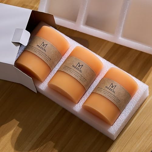 Miniatura 85 de MOZEAL Velas de pilar extra grandes de color borgoña de 4" x 10" (juego de 2), sin perfume, sin goteo, sin humo, de larga combustión limpia, velas