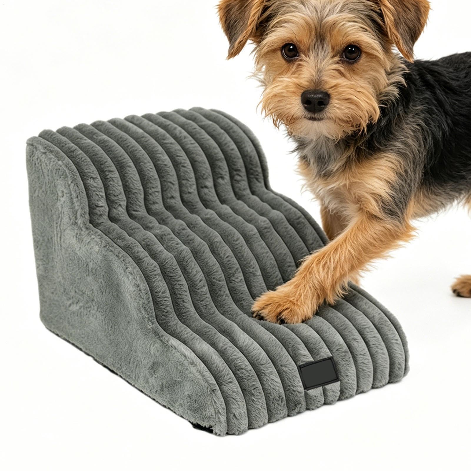 Scale Per Cani Scaletta per Animali Rimovibile e Lavabile | Gradini per Cuccie di Cani per Gatti di Piccola Taglia e Anziani Cuccioli Divano Poltrona Appartamento Balcone, Terrazza e