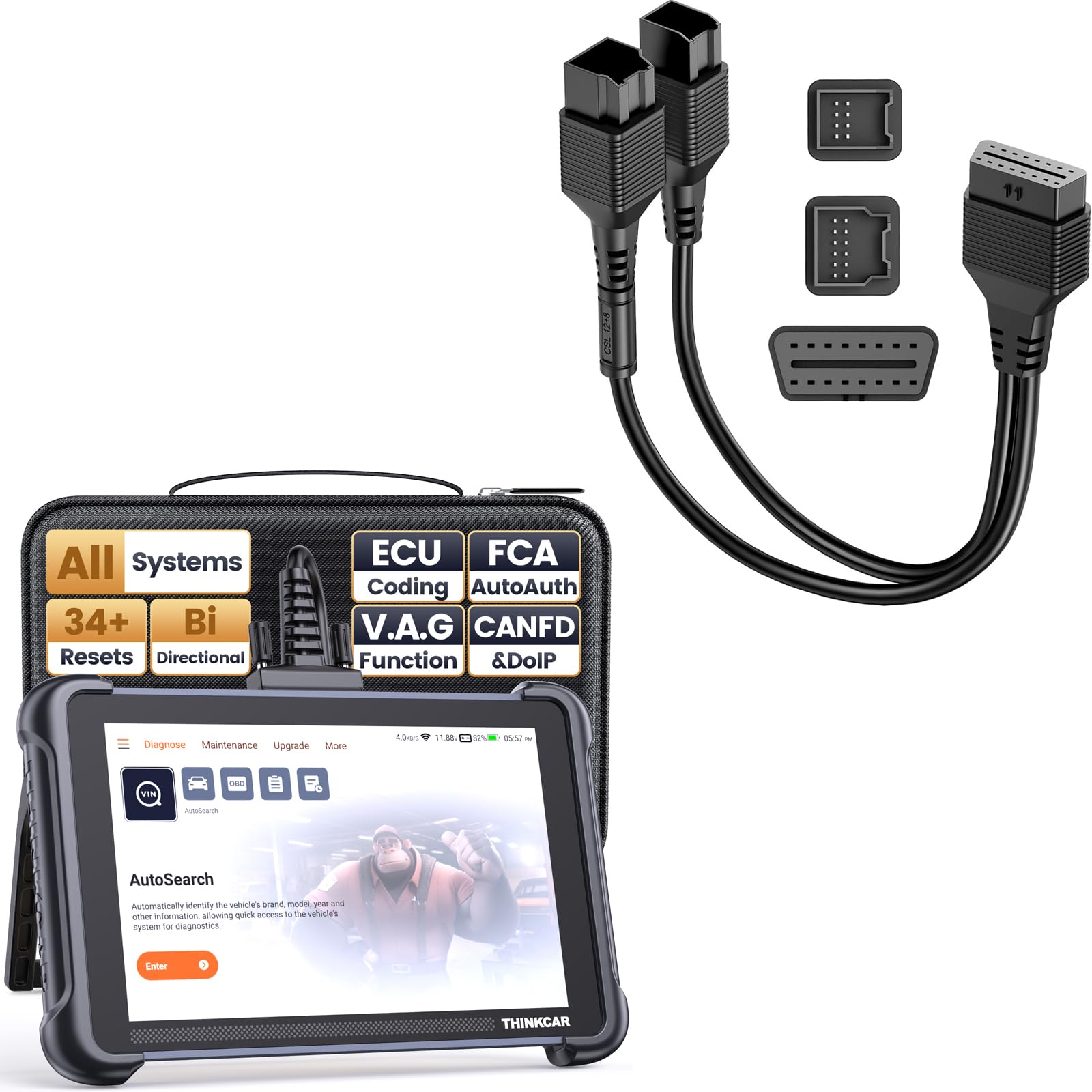 THINKSCAN 689 + 12+8Pin Connector for Chrysler