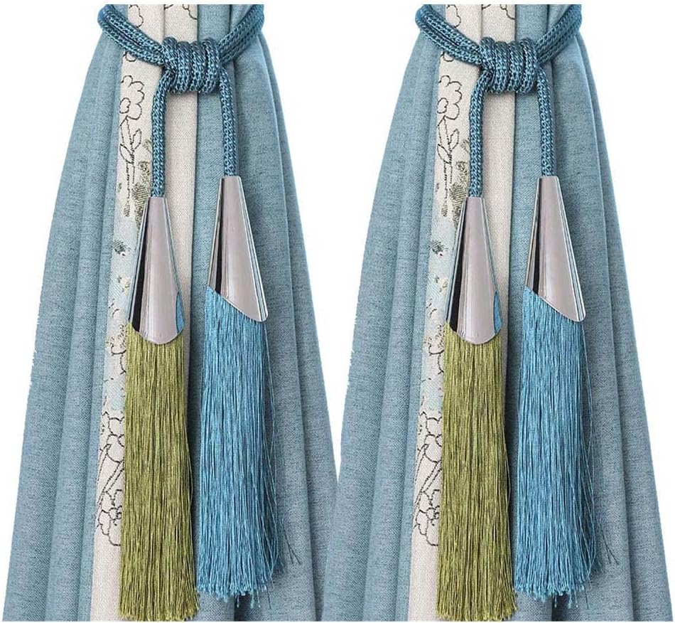 Curtains Tieback Tassel,Curtain Holder, 2pcs Vintage Tassel Curtains Tieback Curtain Holdback Window Treatments Hanging Pendants Decoration - Style I (Color : Style D)