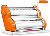 Vista 11 de PASTALINDA Máquina para hacer pasta Classic 260, rodillos de 10.2 in de ancho, 9 posiciones de grosor, 2 posiciones de corte, acero inoxidable