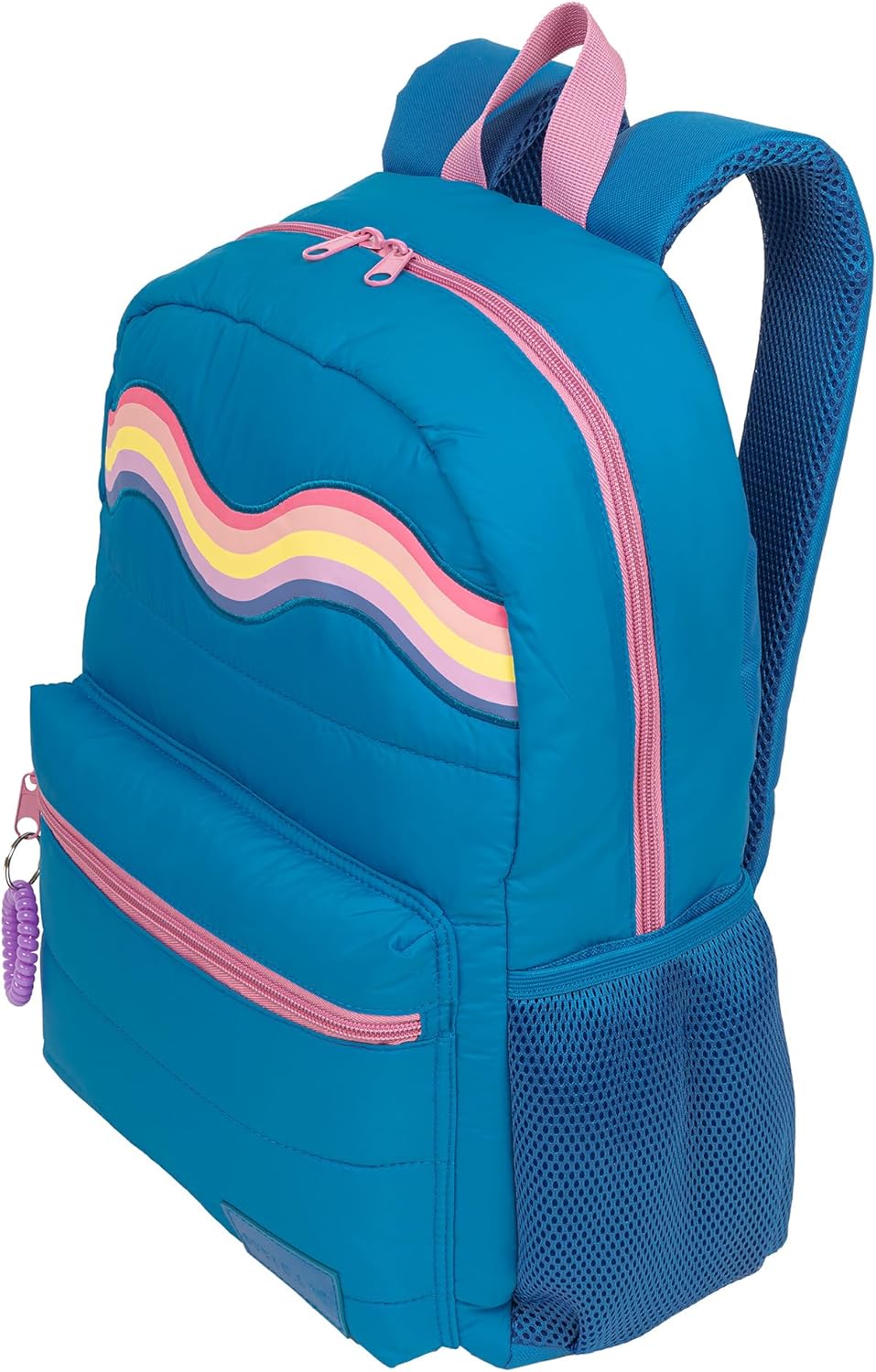 Fashion Angels Style.Lab Backpack for Kids, Travel Bookbag with Matching Pencil Pouch, Cute Puffer Detail & Rainbow Design, Ideal for Girls & Boys in School image 5 of 8 B0D2LRRLDZ