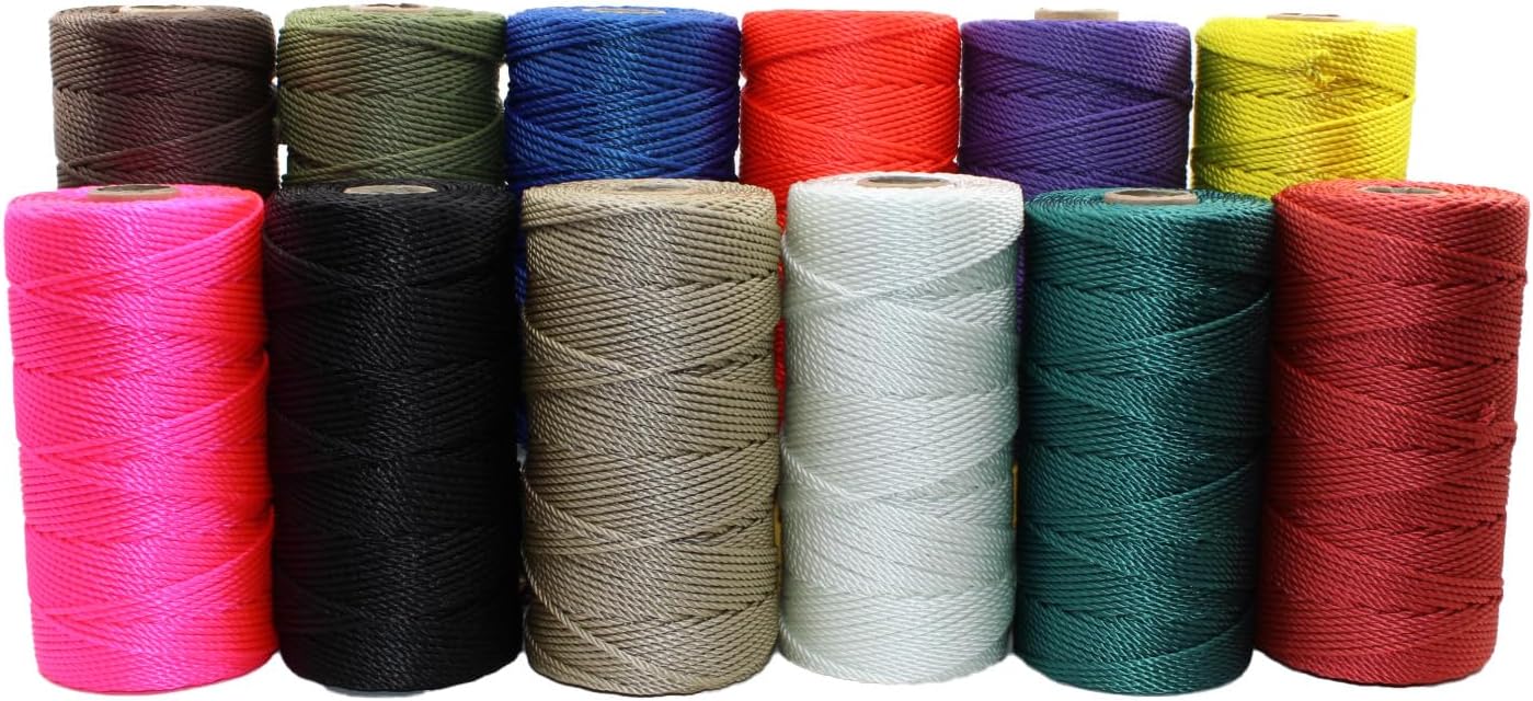#36 Royal Blue Rosary and Craft Twine - Twisted Nylon Twine 1 lb Tube 550 Feet