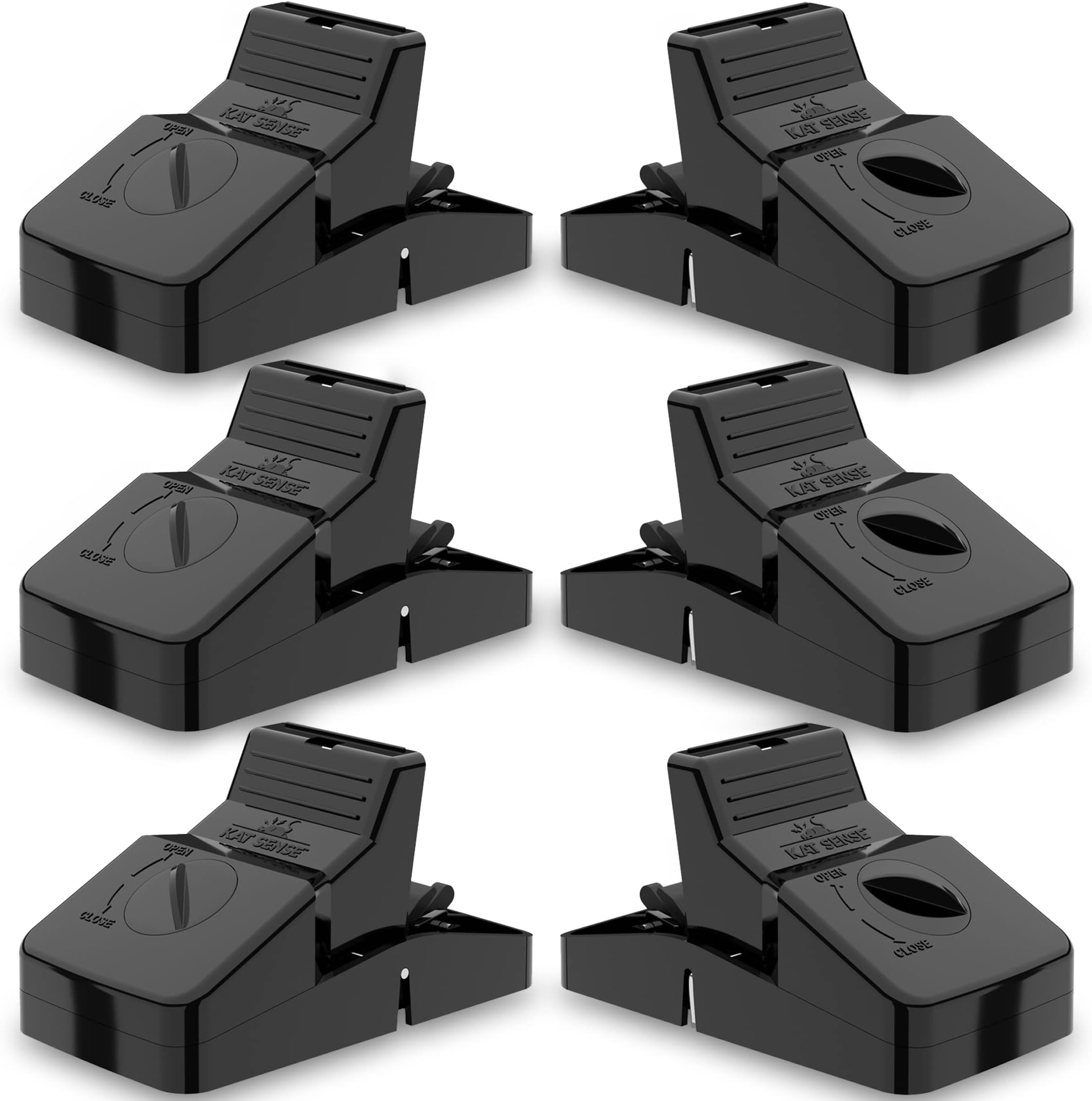 Pest Control Rat Traps Set of 6 Large Snap Traps for Rats Mice & Chipmunks Indoor & Outdoor Mouse Traps Reusable Humane Mousetraps Easy to Set Fast & Effective Powerful Snap Trampas Para Ratas Grandes