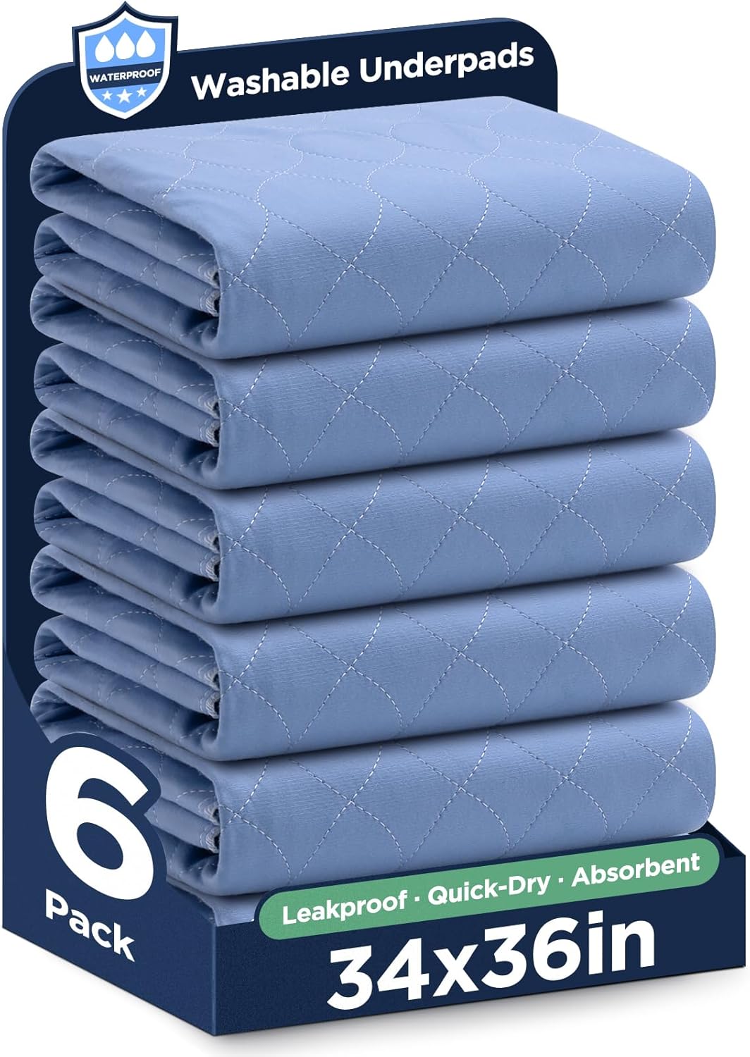 34x36 Inch (Pack of 6)